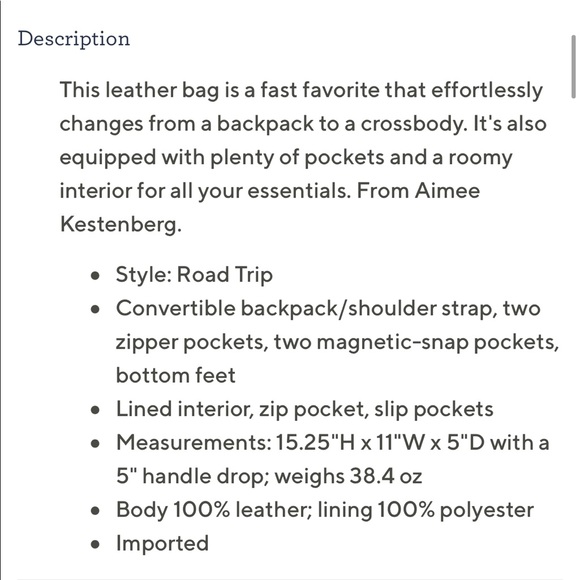 Aimee kestenberg road trip backpack - Picture 10 of 10